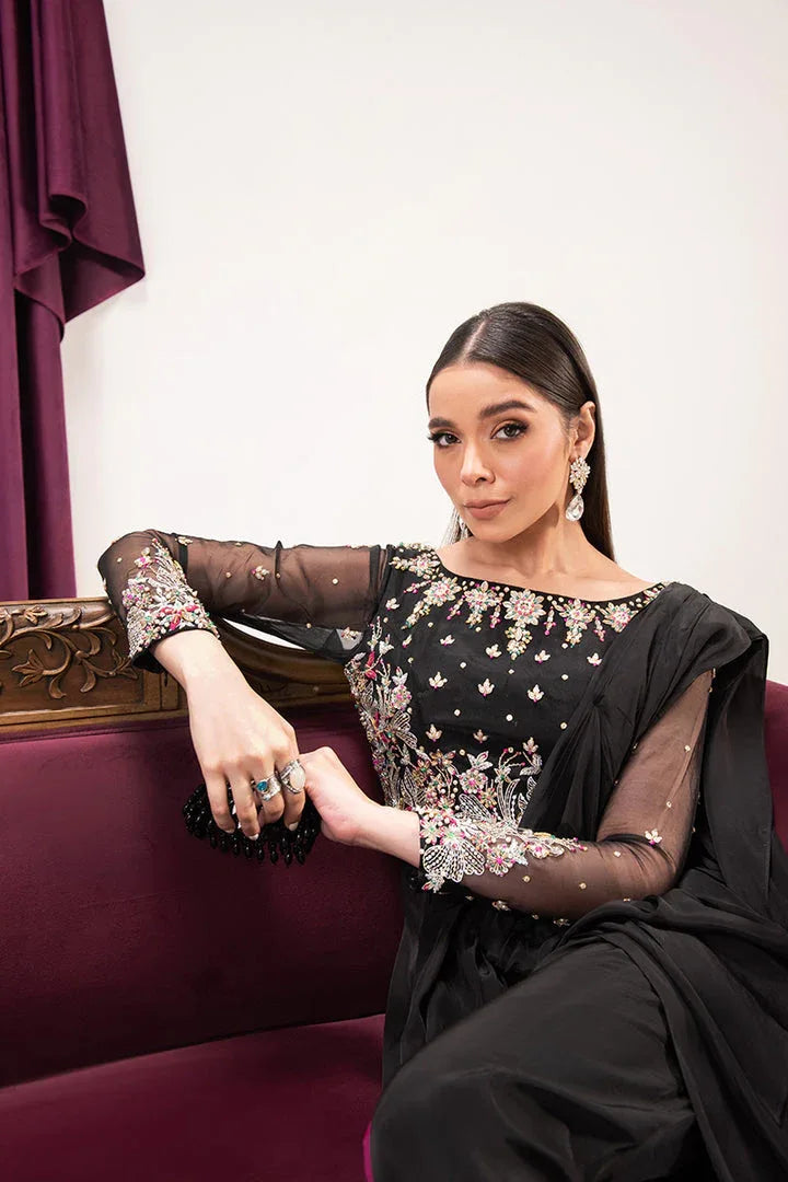 Maria Osama Khan | Tiffany Formals | Obsidian - Rang-e-Khaas