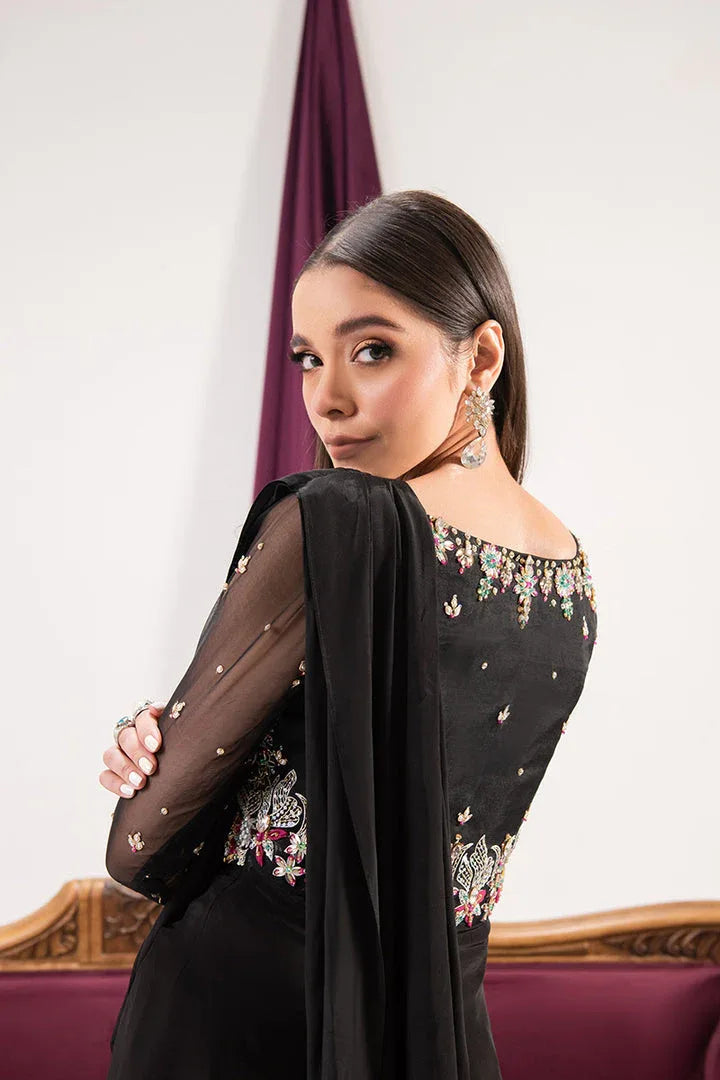 Maria Osama Khan | Tiffany Formals | Obsidian - Rang-e-Khaas