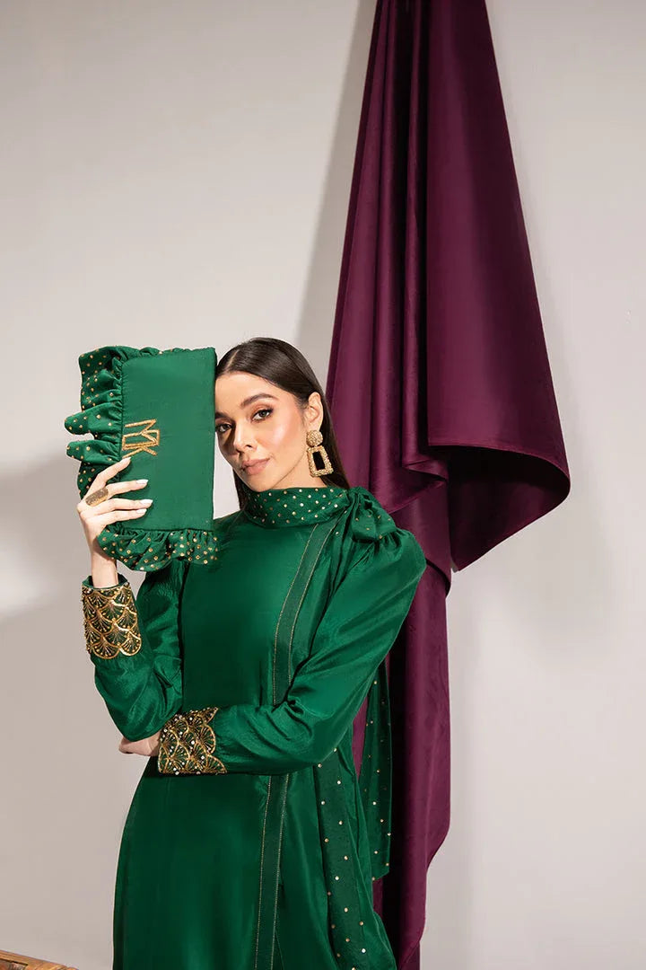 Maria Osama Khan | Tiffany Formals | Emerald - Rang-e-Khaas