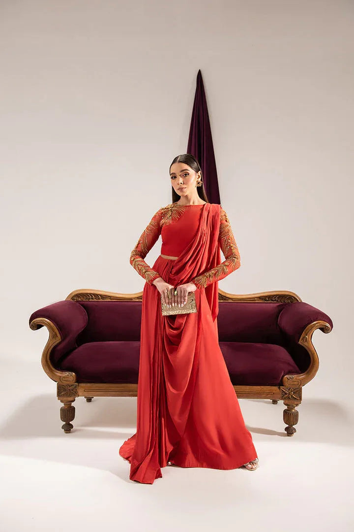 Maria Osama Khan | Tiffany Formals | Carnelian - Rang-e-Khaas
