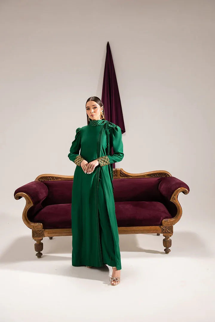 Maria Osama Khan | Tiffany Formals | Emerald - Rang-e-Khaas