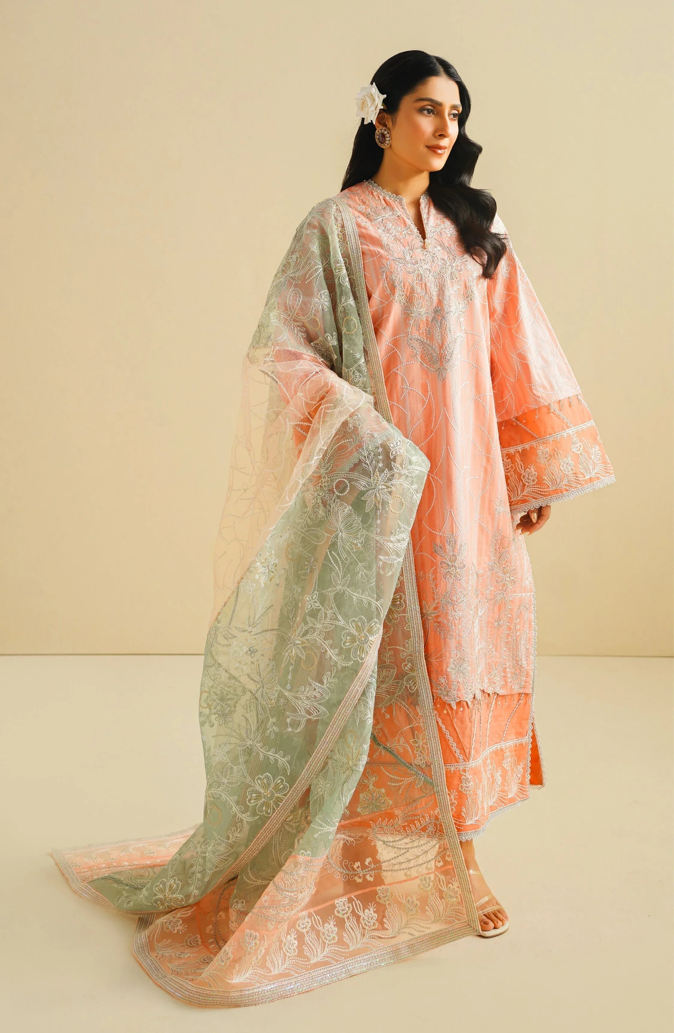 Maryum N Maria | Eid Luxury Lawn 24 | Aiza - Rang-e-Khaas