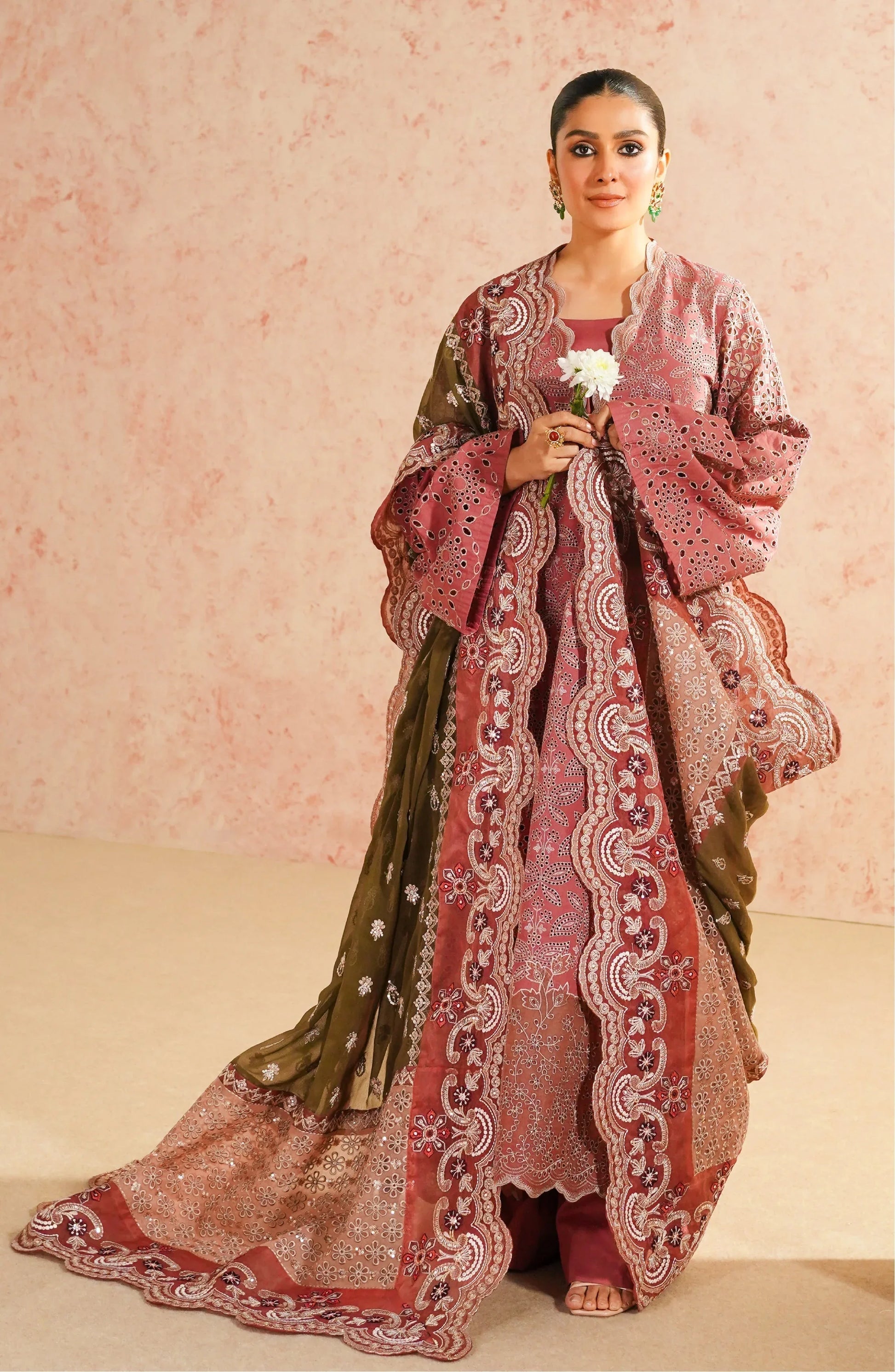 Maryum N Maria | Eid Luxury Lawn 24 | Roshan - Rang-e-Khaas