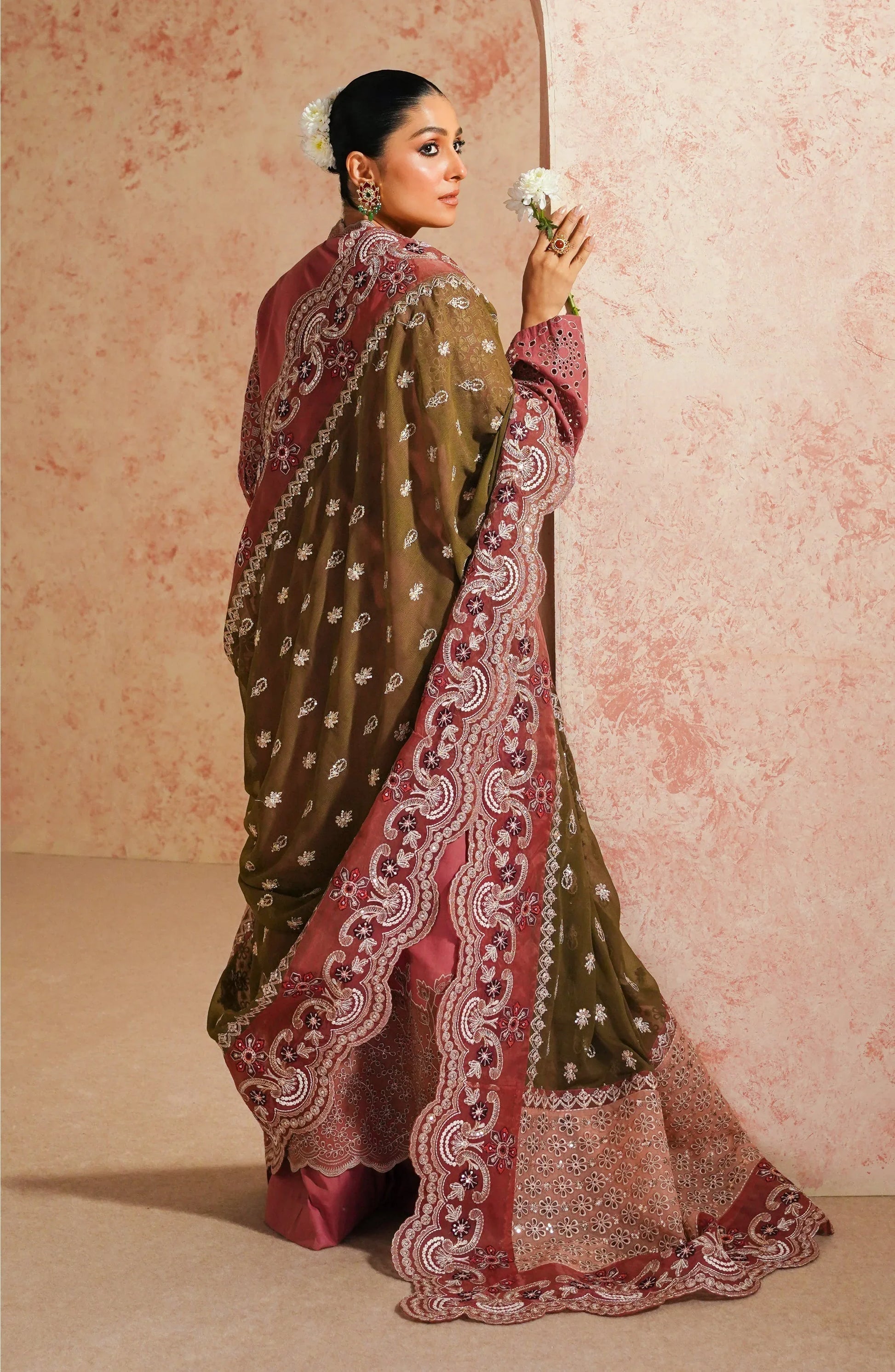 Maryum N Maria | Eid Luxury Lawn 24 | Roshan - Rang-e-Khaas
