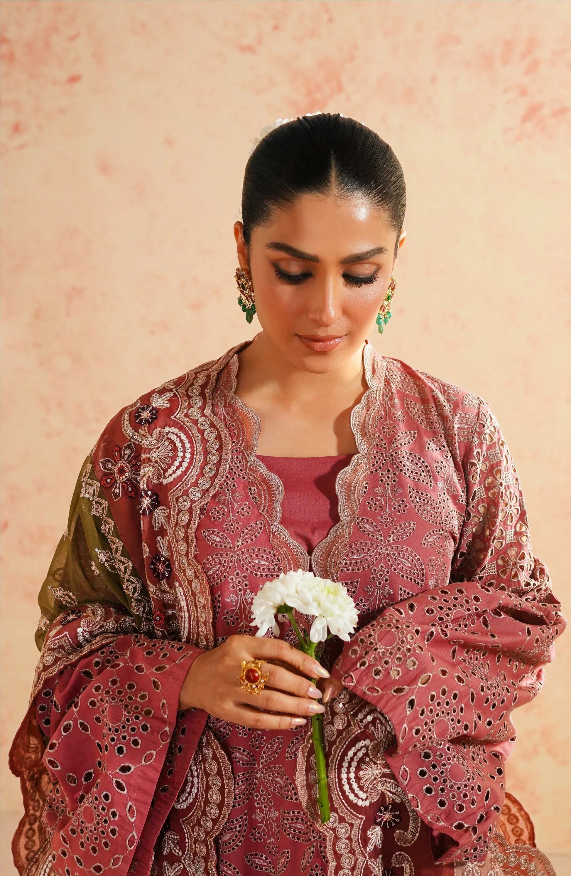 Maryum N Maria | Eid Luxury Lawn 24 | Roshan - Rang-e-Khaas