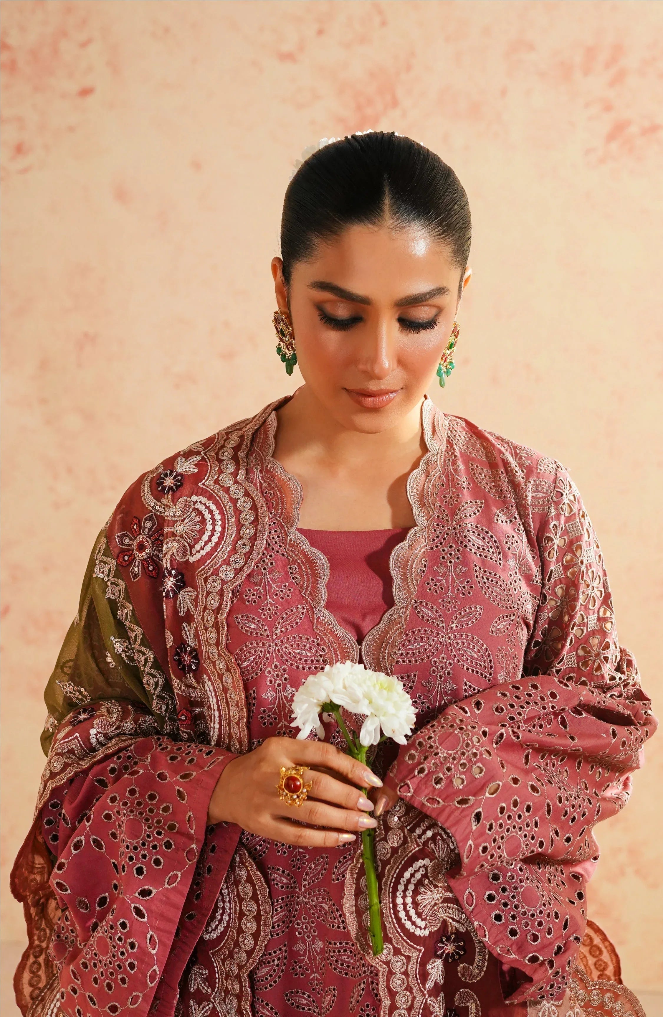 Maryum N Maria | Eid Luxury Lawn 24 | Roshan - Rang-e-Khaas