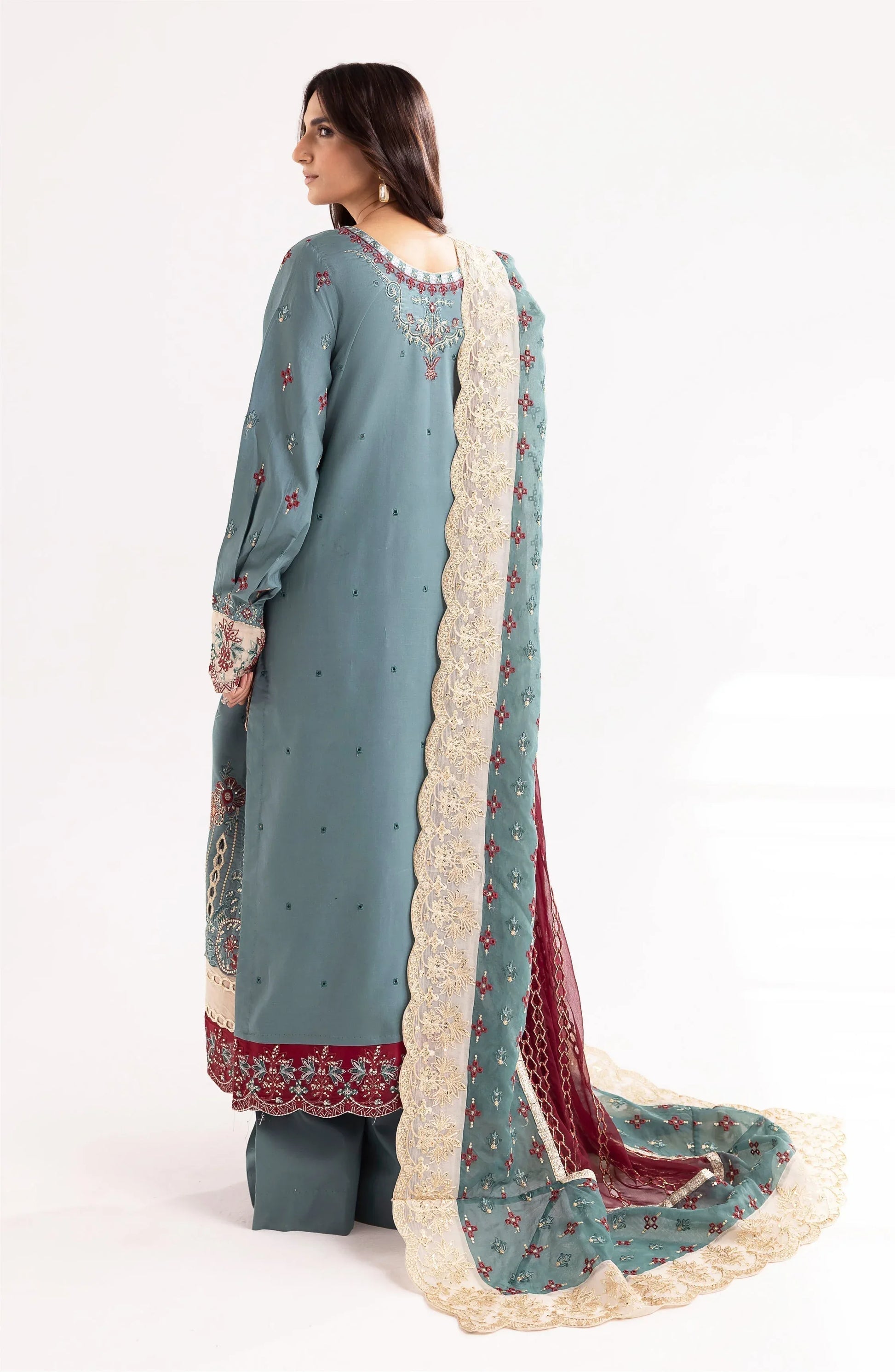 Maryum N Maria | Eid Luxury Lawn 24 | Laila - Rang-e-Khaas