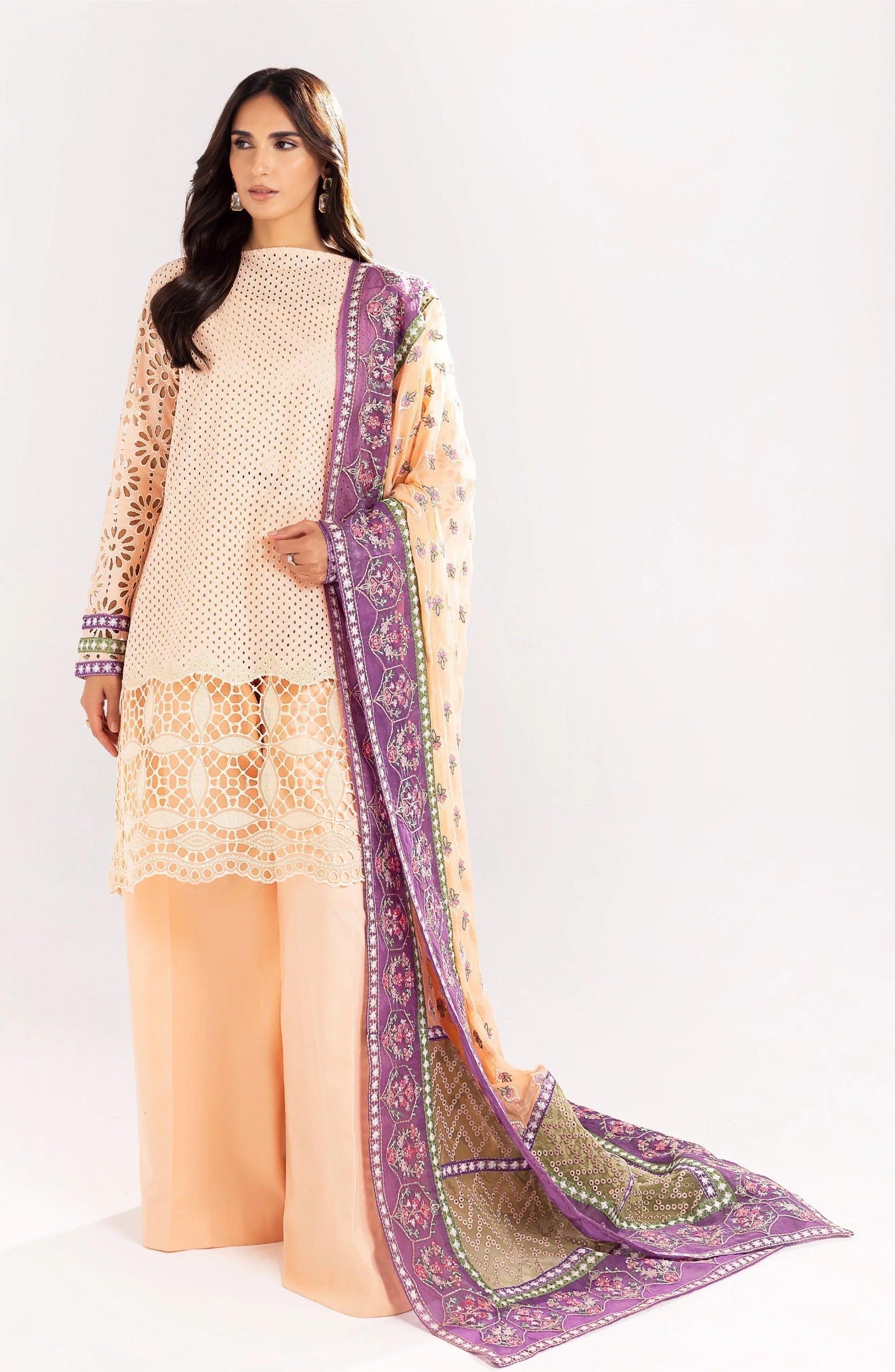 Maryum N Maria | Eid Luxury Lawn 24 | Roheen - Rang-e-Khaas
