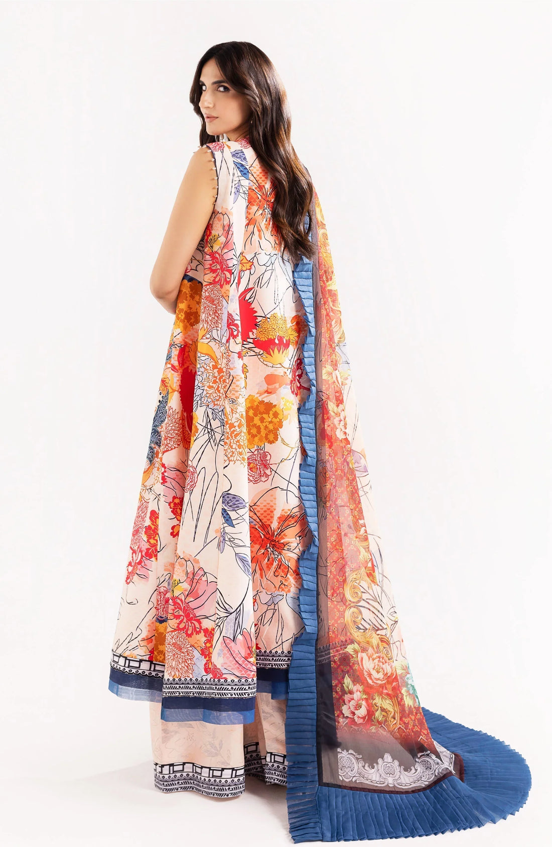 Maryum N Maria | Eid Luxury Lawn 24 | Shafaq - Rang-e-Khaas