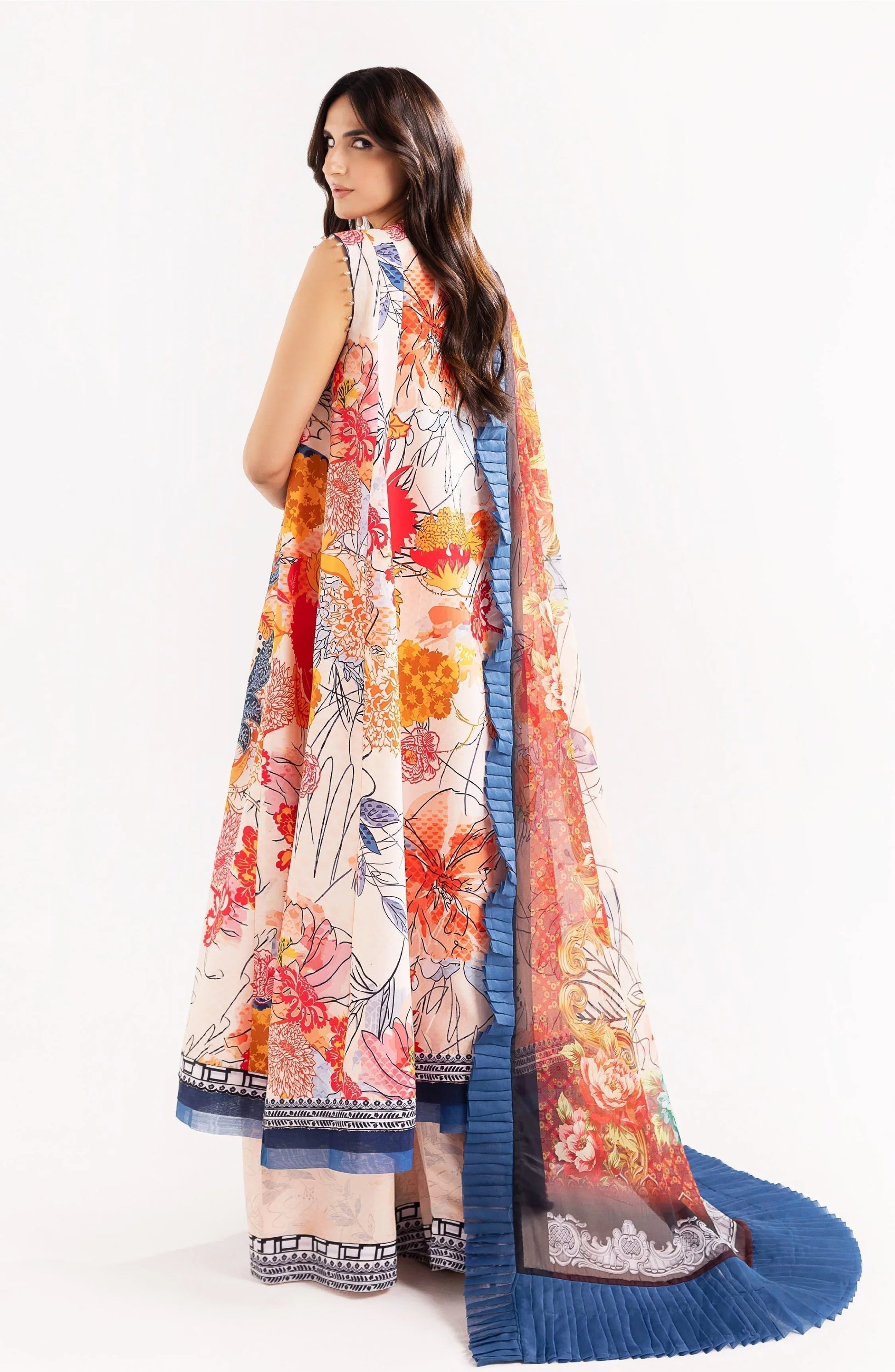 Maryum N Maria | Eid Luxury Lawn 24 | Shafaq - Rang-e-Khaas