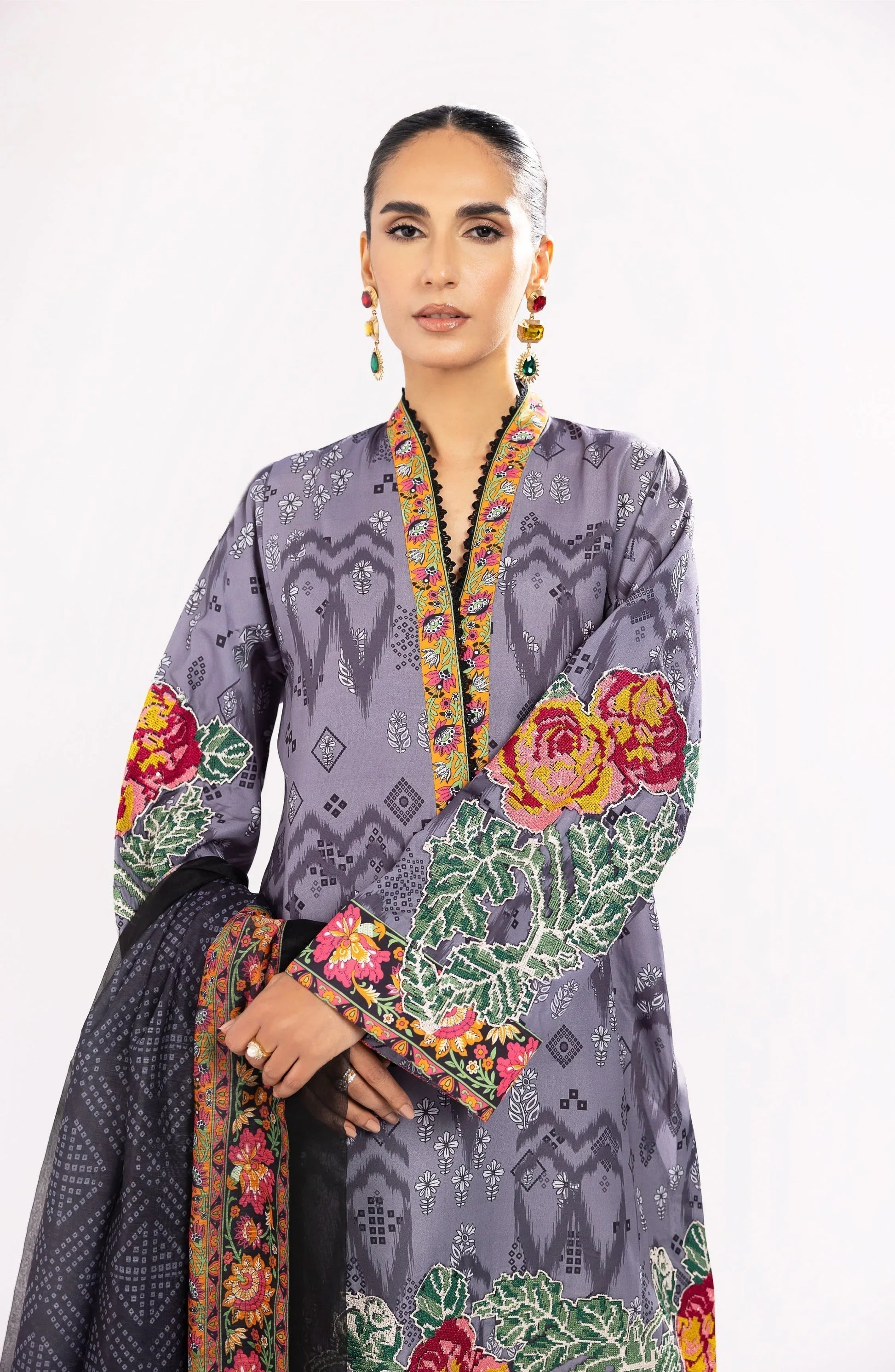Maryum N Maria | Eid Luxury Lawn 24 | Nazm - Rang-e-Khaas