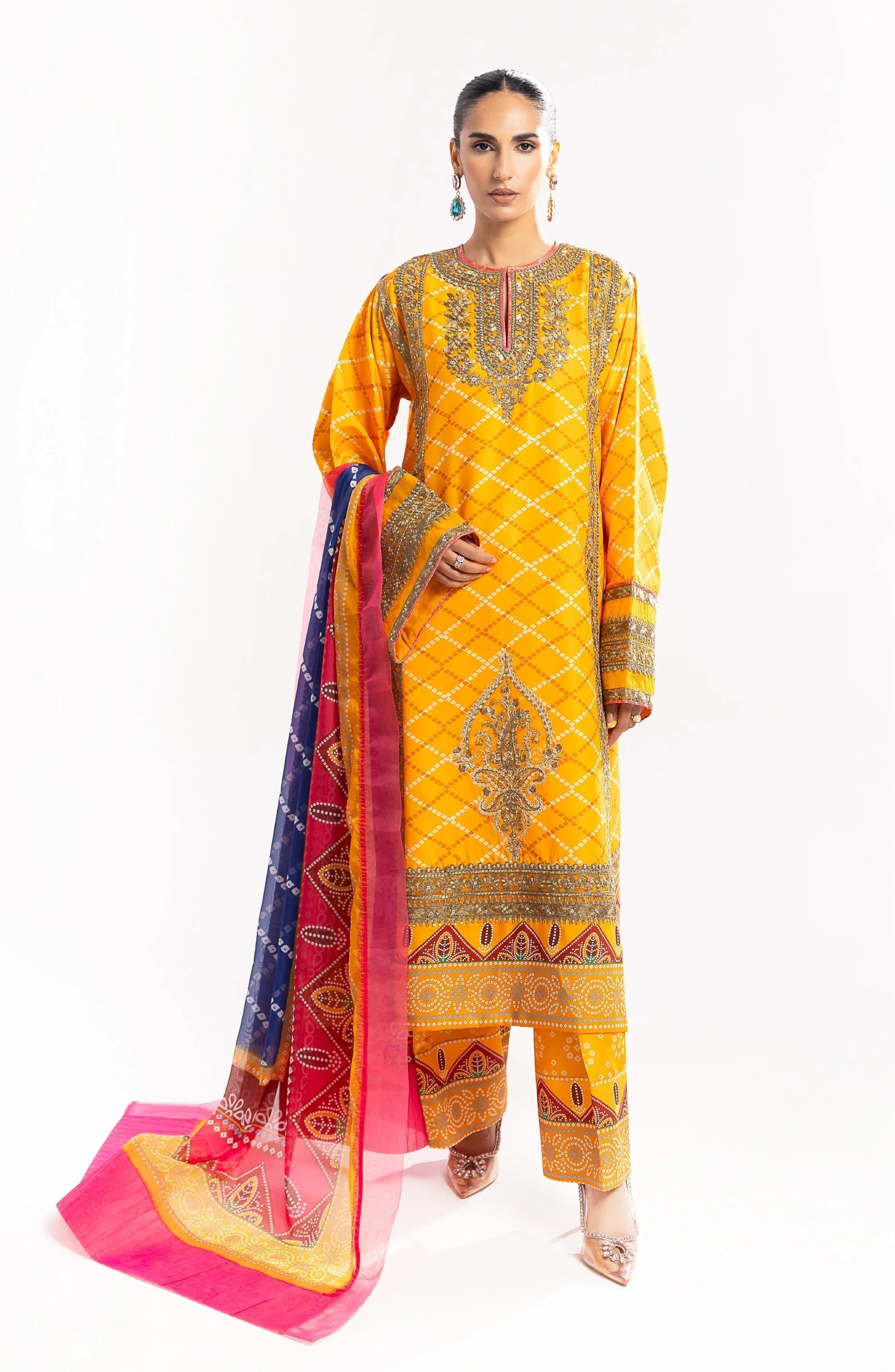 Maryum N Maria | Eid Luxury Lawn 24 | Bahar - Rang-e-Khaas