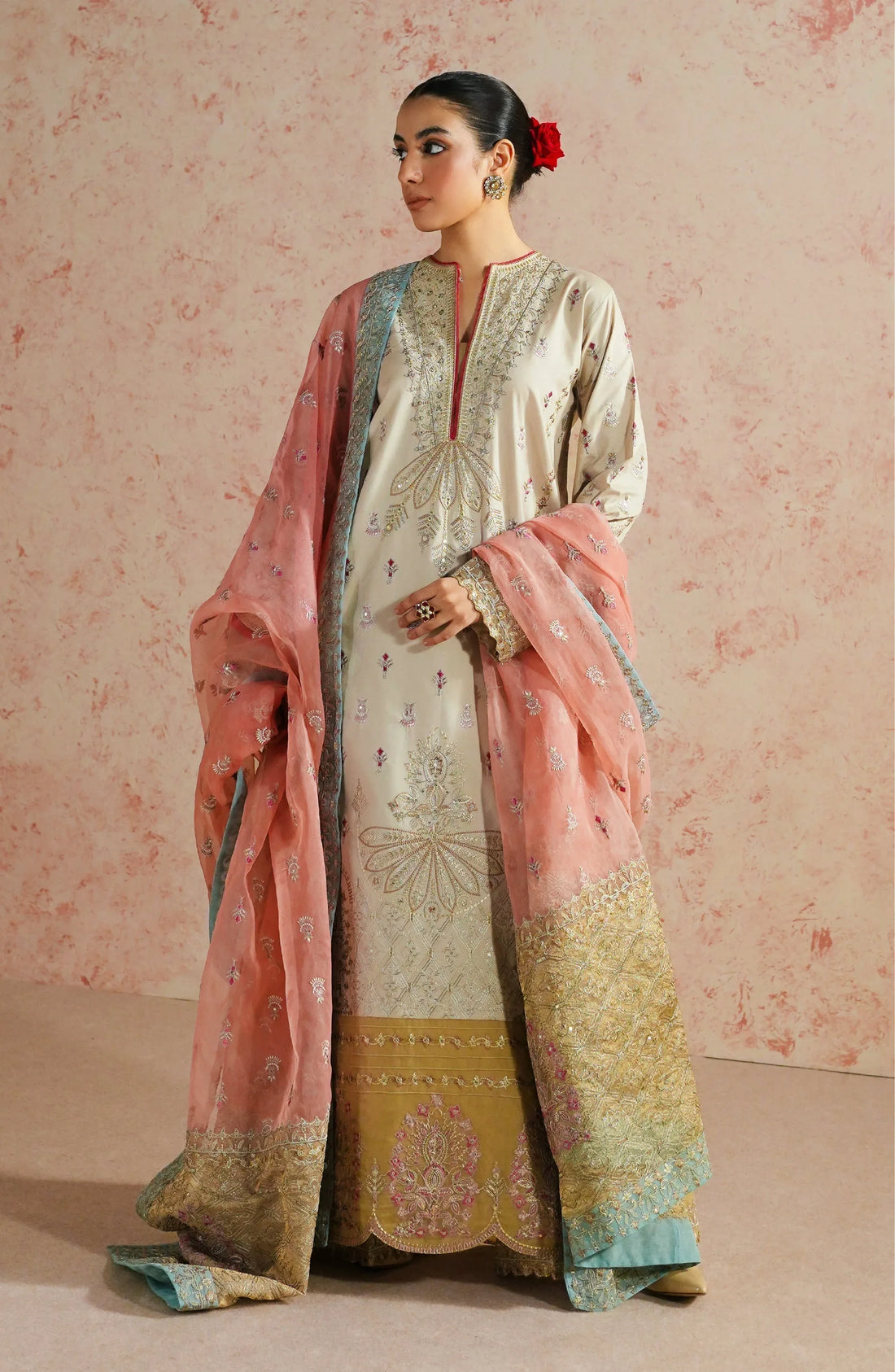 Maryum N Maria | Eid Luxury Lawn 24 | Alizeh - Rang-e-Khaas