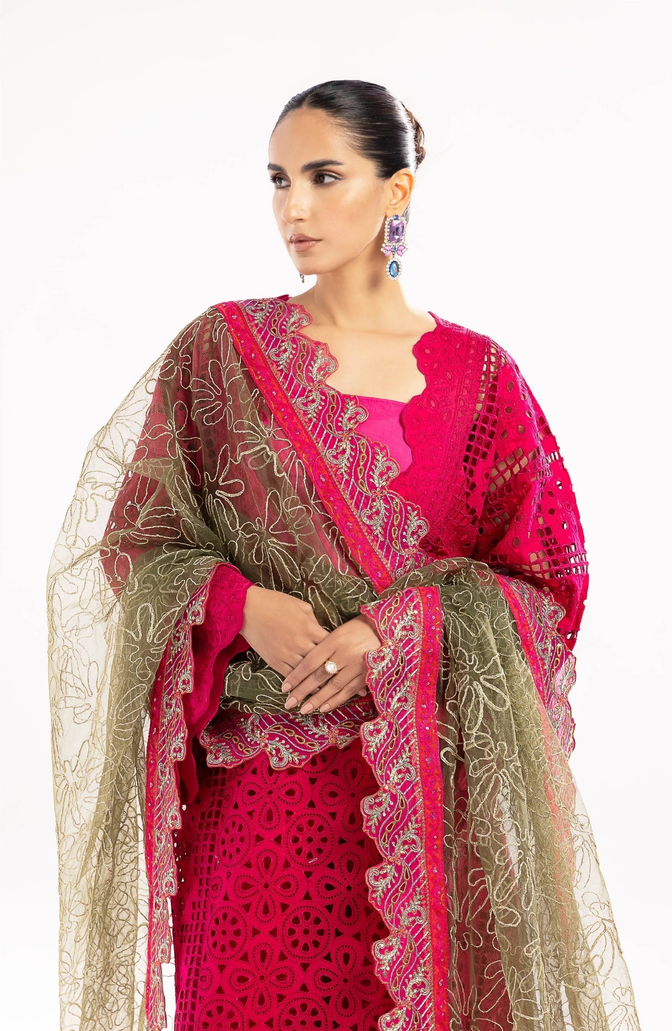 Maryum N Maria | Eid Luxury Lawn 24 | Yasmin - Rang-e-Khaas
