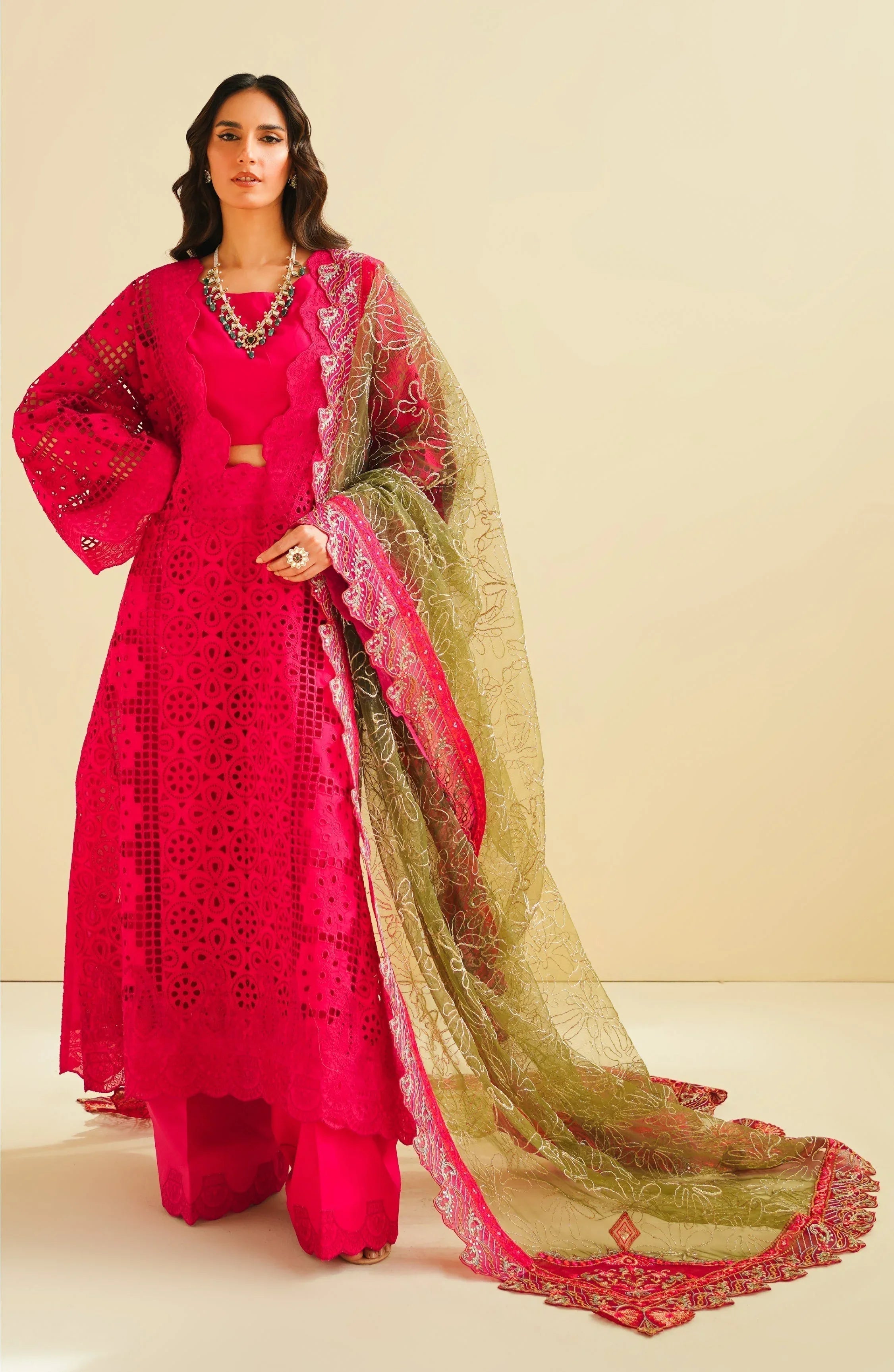 Maryum N Maria | Eid Luxury Lawn 24 | Yasmin - Rang-e-Khaas