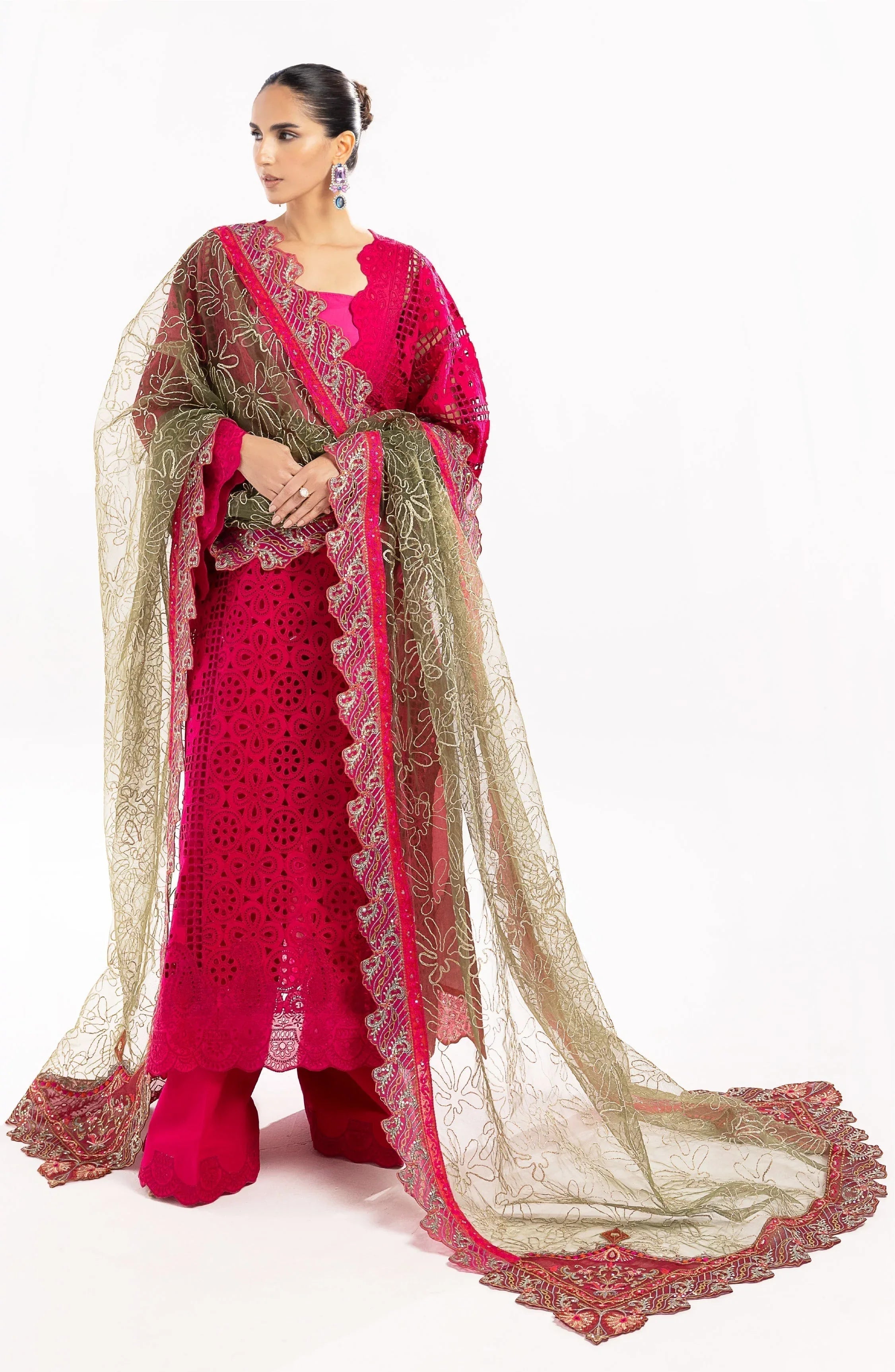 Maryum N Maria | Eid Luxury Lawn 24 | Yasmin - Rang-e-Khaas