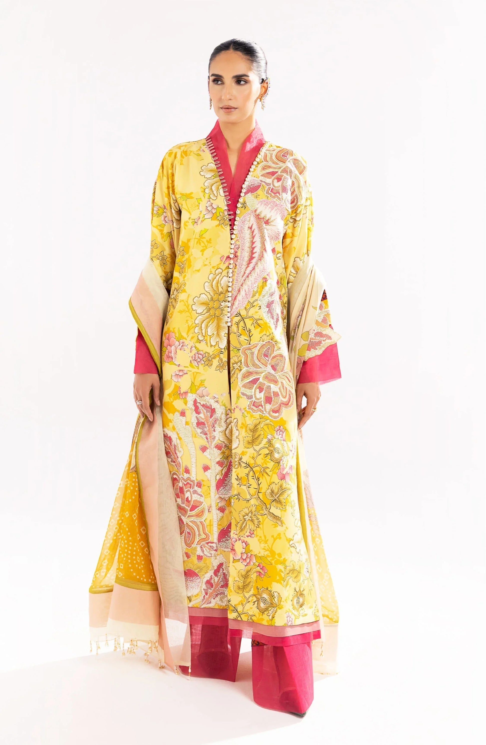 Maryum N Maria | Eid Luxury Lawn 24 | Zohreh - Rang-e-Khaas