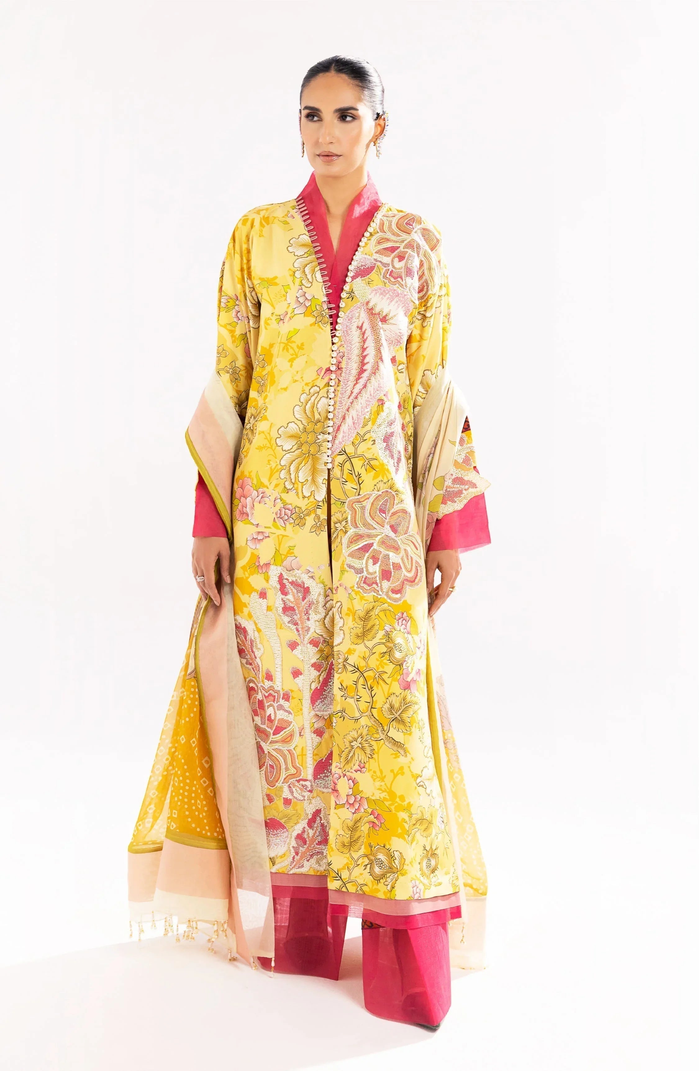 Maryum N Maria | Eid Luxury Lawn 24 | Zohreh - Rang-e-Khaas