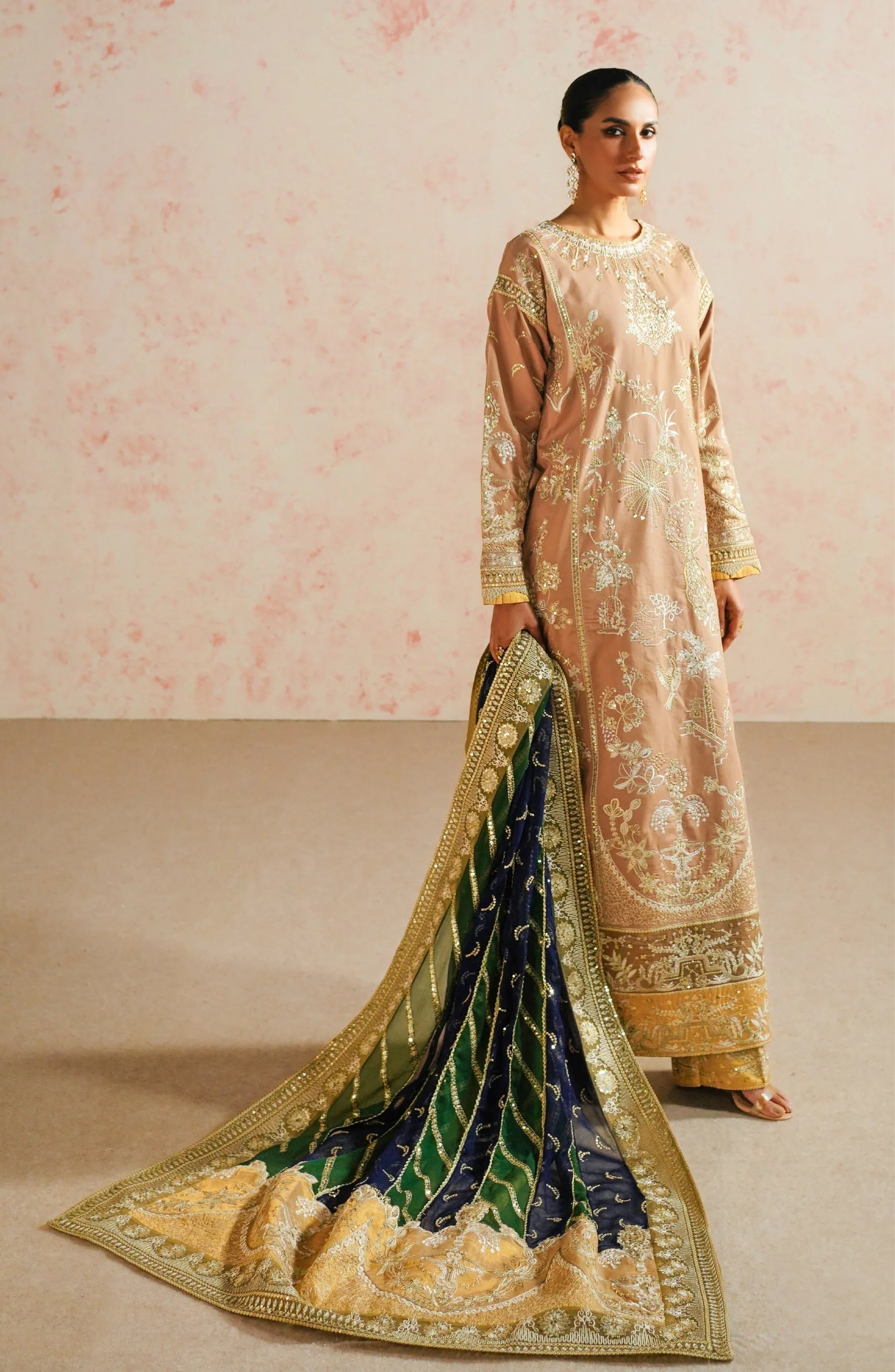 Maryum N Maria | Eid Luxury Lawn 24 | Fareena - Rang-e-Khaas