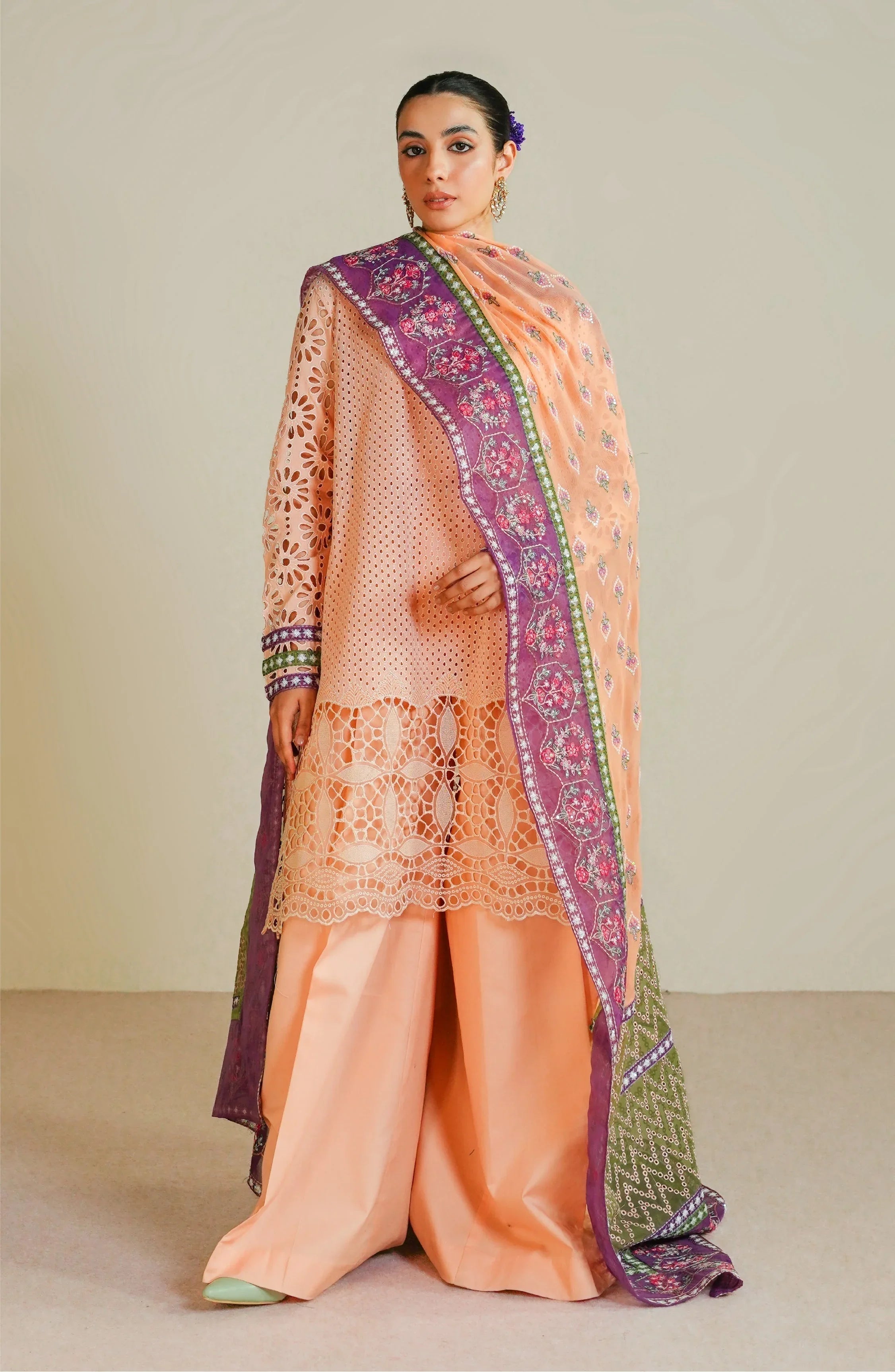 Maryum N Maria | Eid Luxury Lawn 24 | Roheen - Rang-e-Khaas