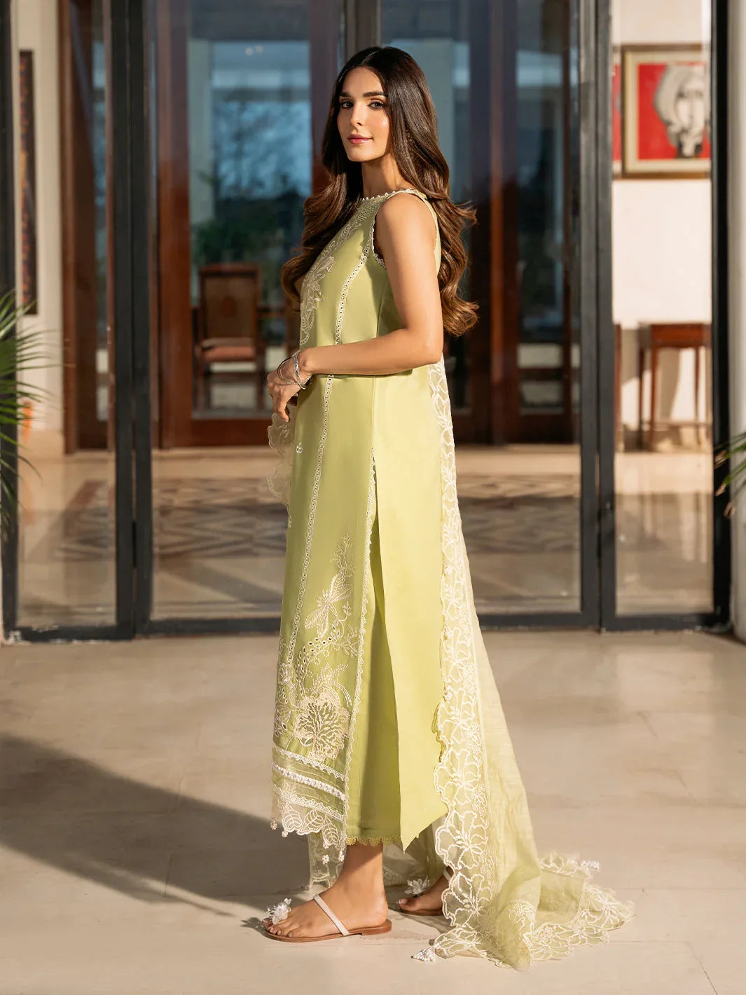 Izel | Mahveen Festive Lawn 25 | MARWA - Rang-e-Khaas