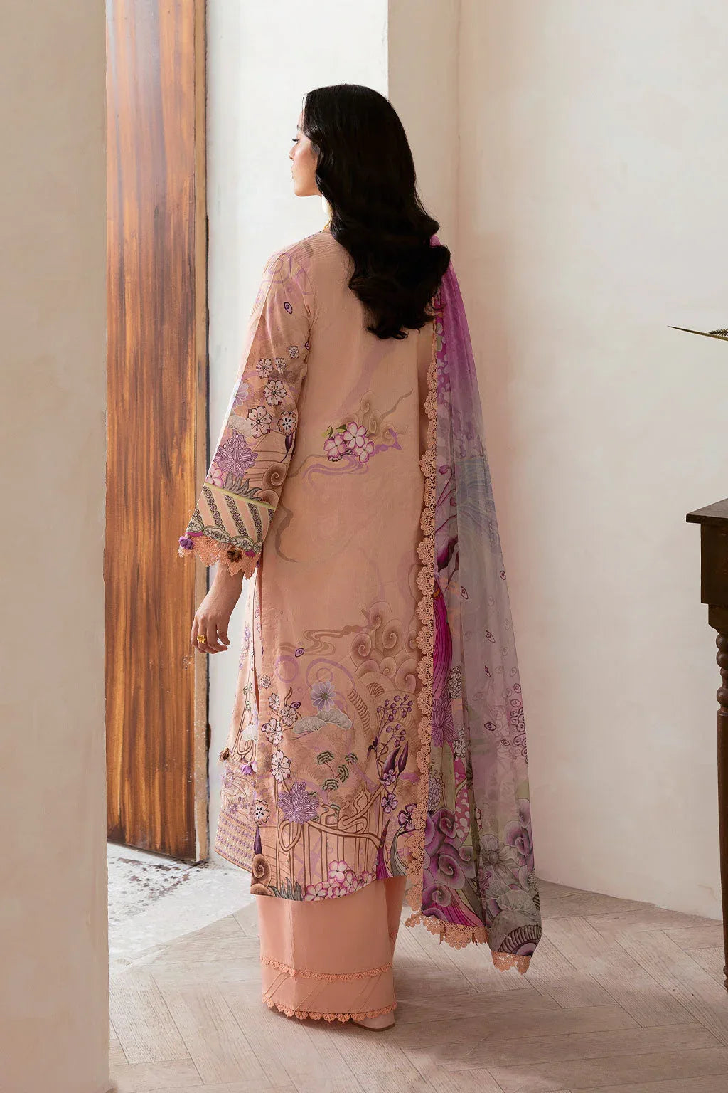 Ramsha | Mashaal Luxury Lawn | L-1411 - Rang-e-Khaas