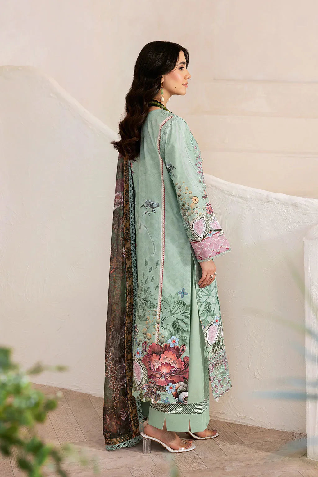 Ramsha | Mashaal Luxury Lawn | L-1405 - Rang-e-Khaas