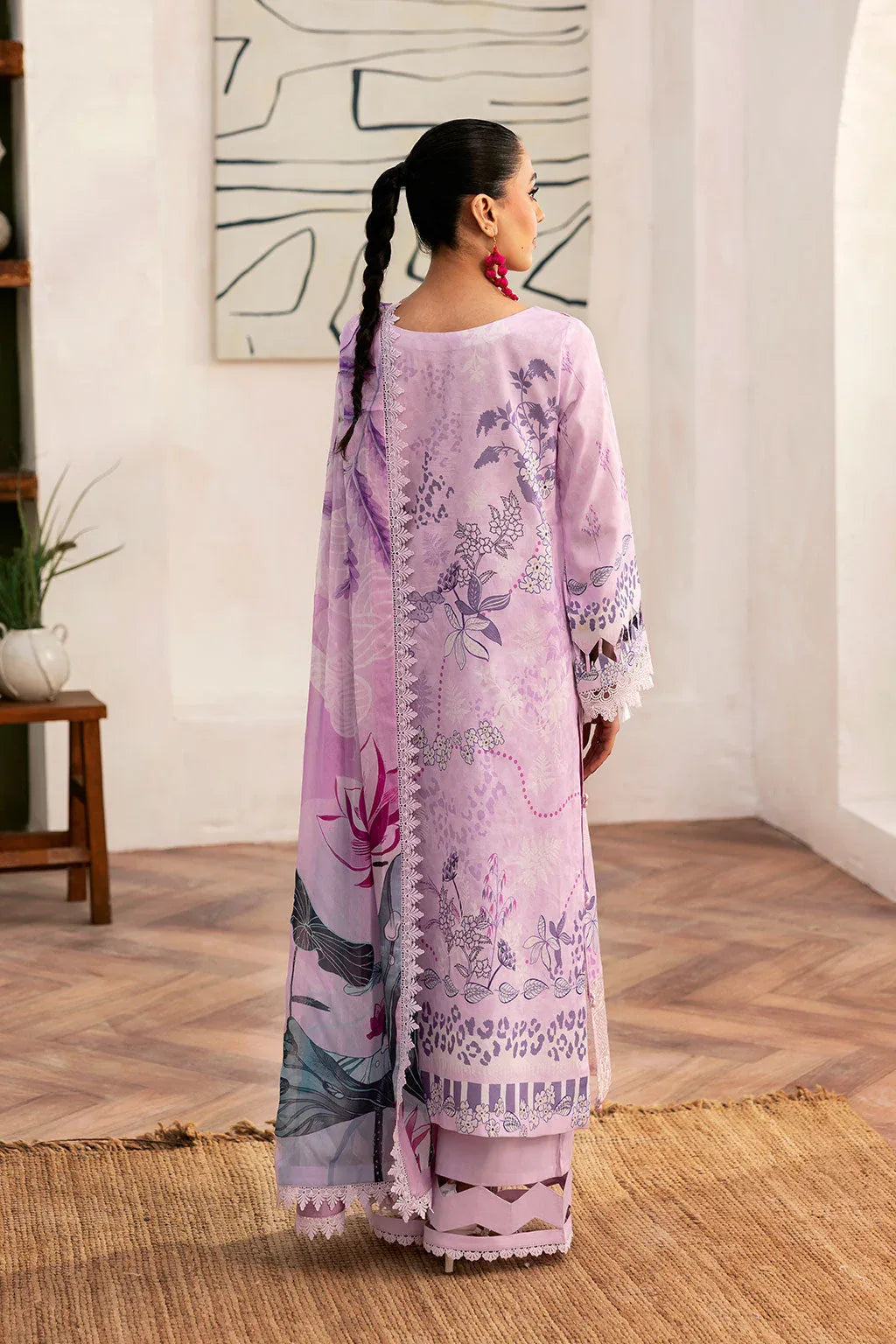 Ramsha | Mashaal Luxury Lawn |  L-1404 - Rang-e-Khaas