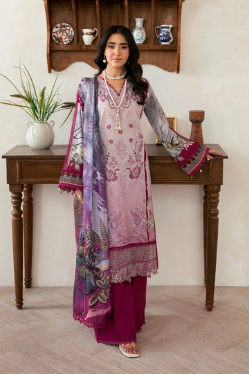 Ramsha | Mashaal Luxury Lawn | L-1409 - Rang-e-Khaas