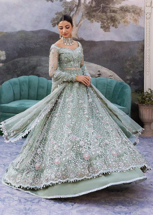 Sadaf Fawad Khan | Wedding Festive 25 | Seafoam - Rang-e-Khaas