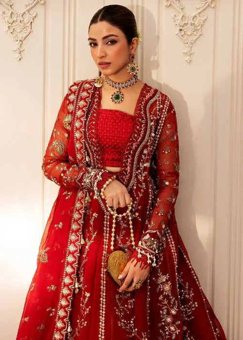 Sadaf Fawad Khan | Wedding Festive 25 | Scarlet - Rang-e-Khaas