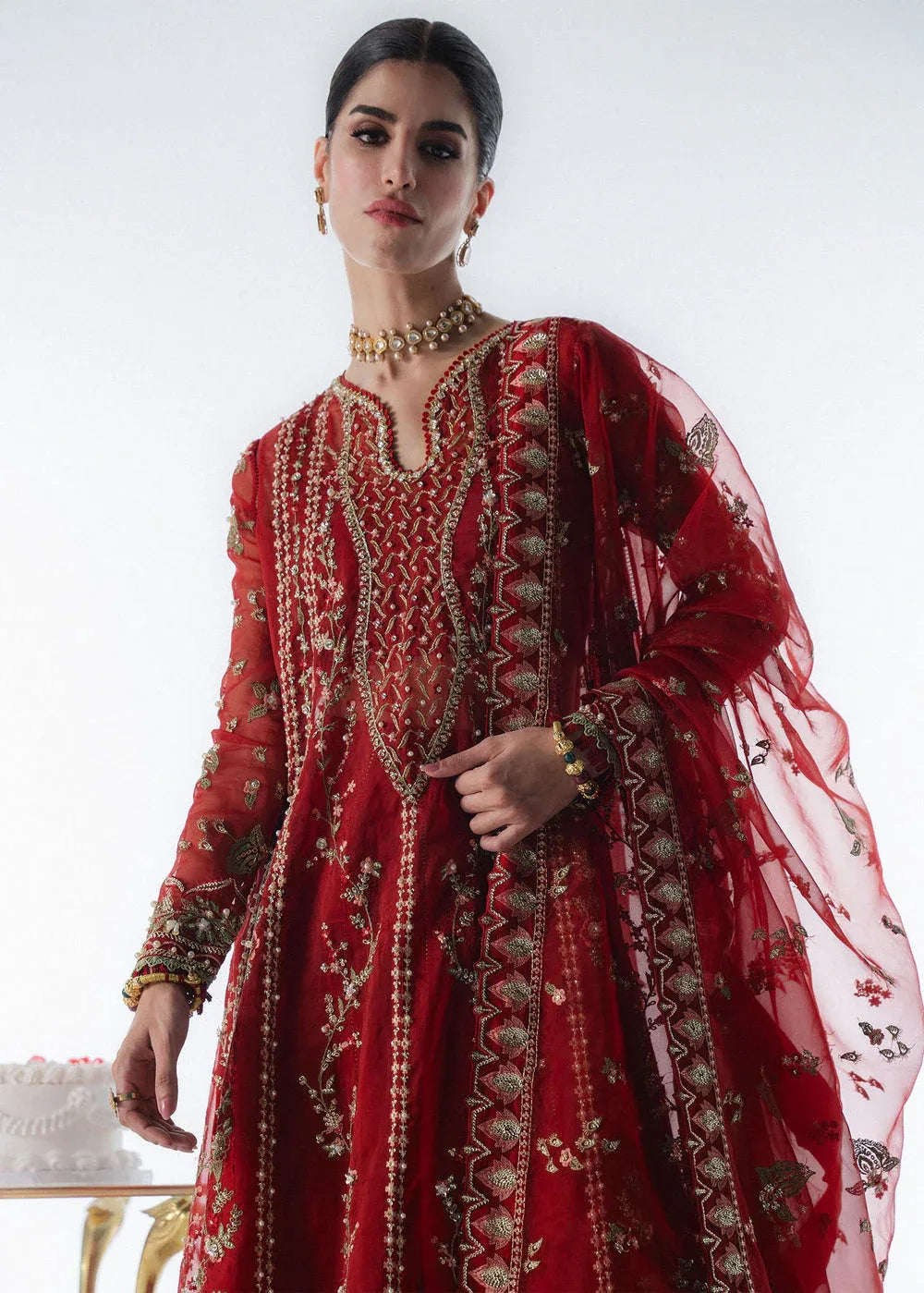 Sadaf Fawad Khan | Festive 25 | Scarlet - Rang-e-Khaas