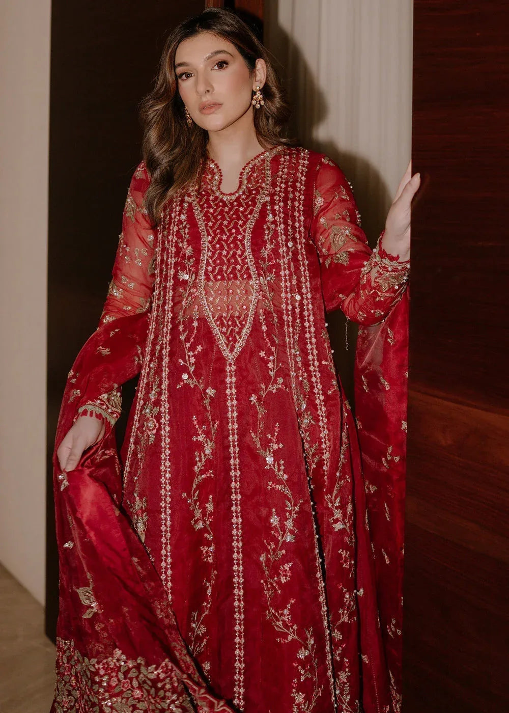 Sadaf Fawad Khan | Festive 25 | Scarlet - Rang-e-Khaas