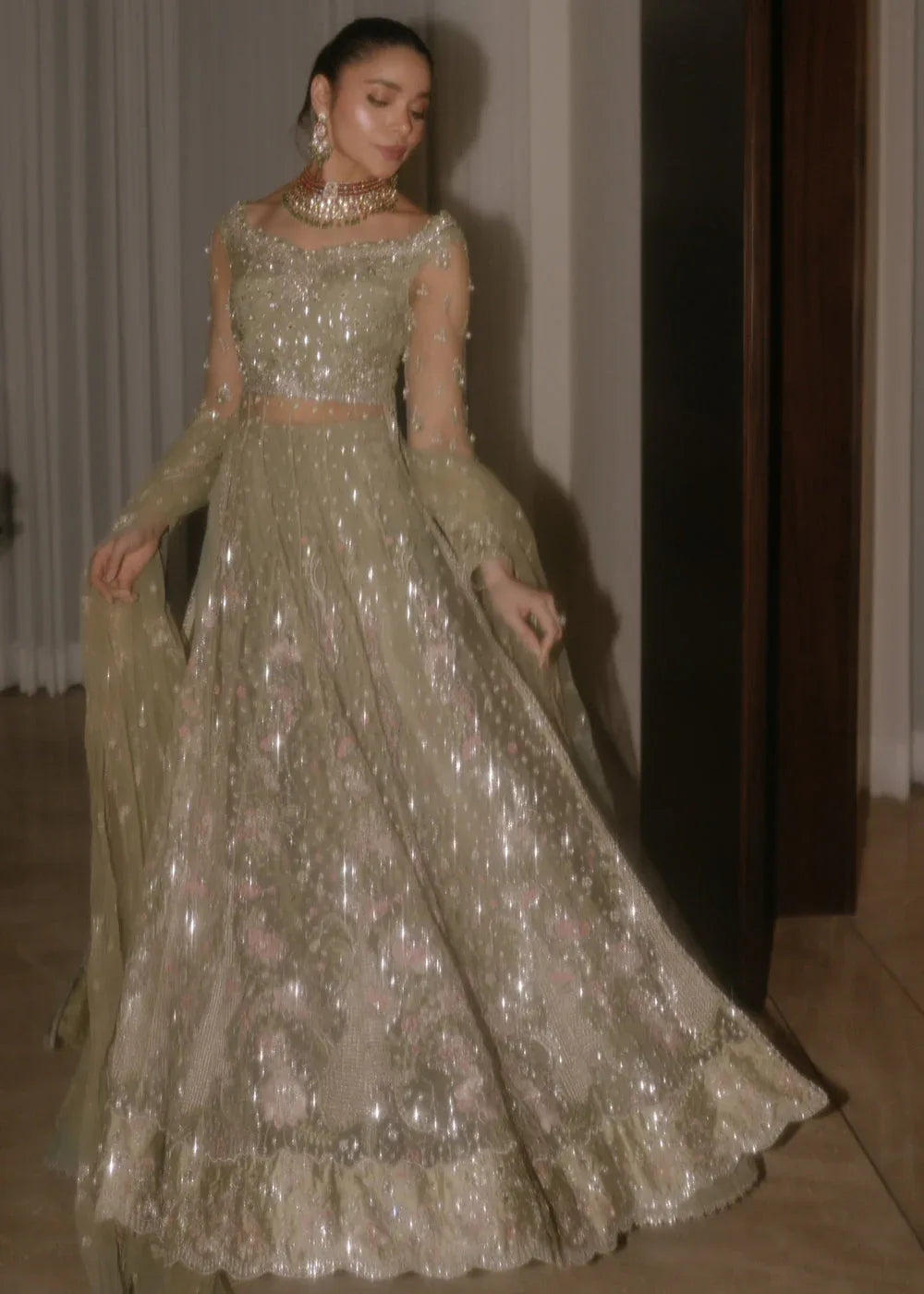 Sadaf Fawad Khan | Festive 25 | Seafoam - Rang-e-Khaas