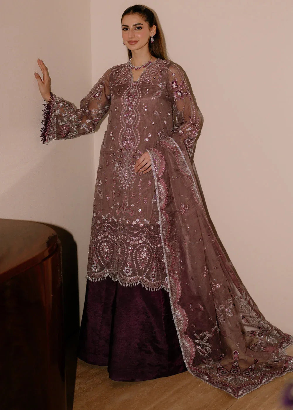 Sadaf Fawad Khan | Festive 25 | Wistful Mauve - Rang-e-Khaas