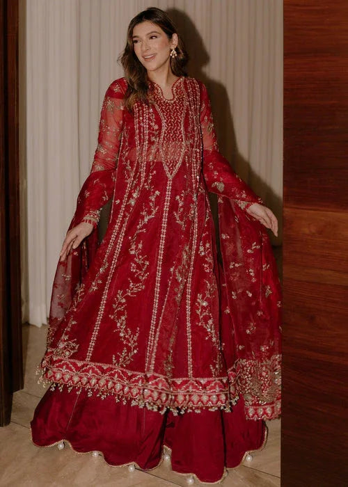 Sadaf Fawad Khan | Wedding Festive 25 | Scarlet - Rang-e-Khaas