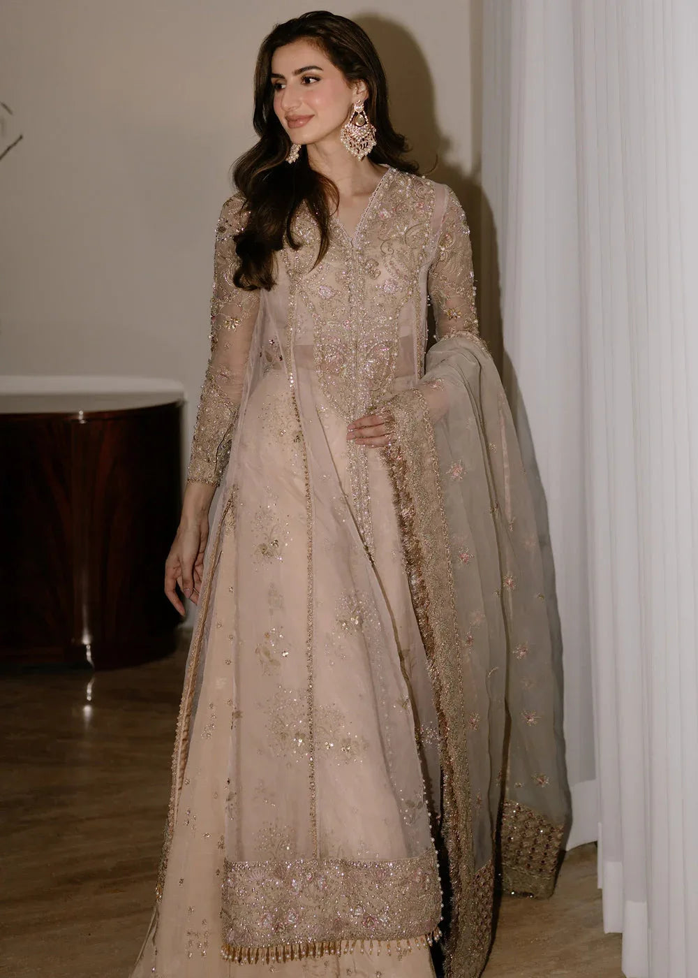Sadaf Fawad Khan | Festive 25 | Ivory Celeste - Rang-e-Khaas