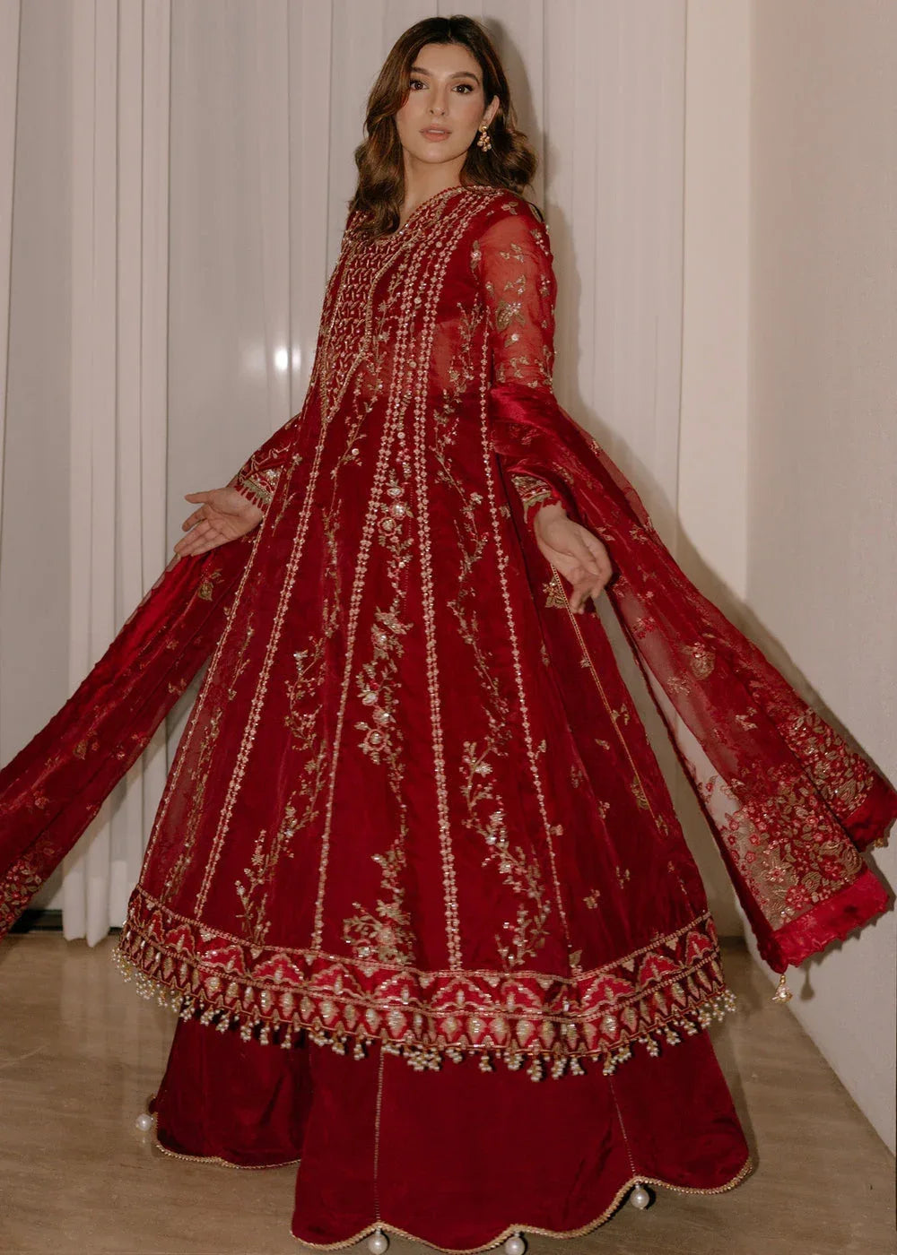 Sadaf Fawad Khan | Festive 25 | Scarlet - Rang-e-Khaas