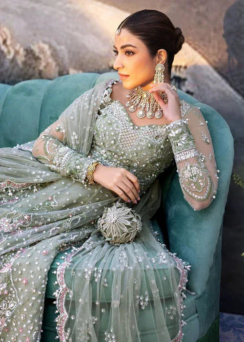 Sadaf Fawad Khan | Wedding Festive 25 | Seafoam - Rang-e-Khaas