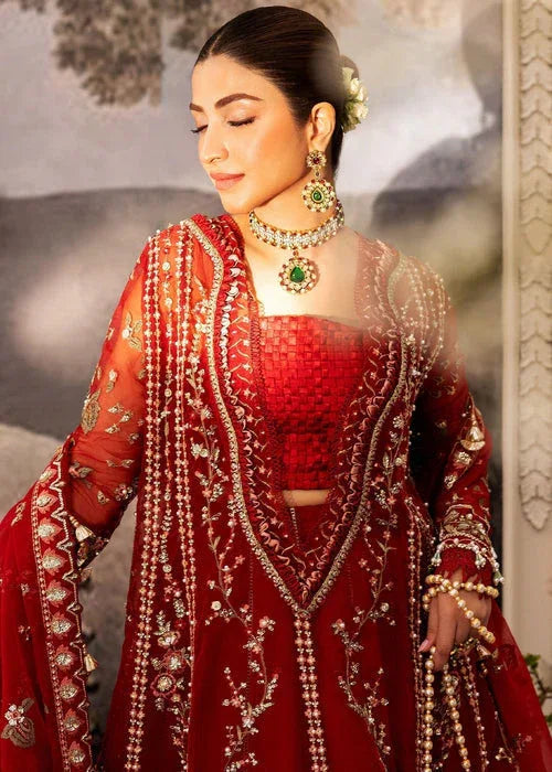 Sadaf Fawad Khan | Wedding Festive 25 | Scarlet - Rang-e-Khaas
