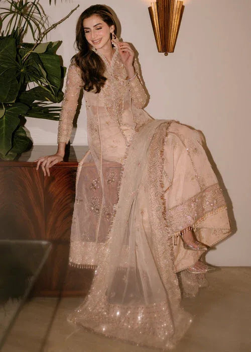 Sadaf Fawad Khan | Wedding Festive 25 | Ivory Celeste - Rang-e-Khaas