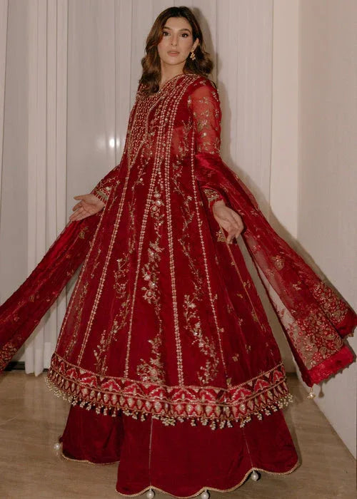 Sadaf Fawad Khan | Wedding Festive 25 | Scarlet - Rang-e-Khaas