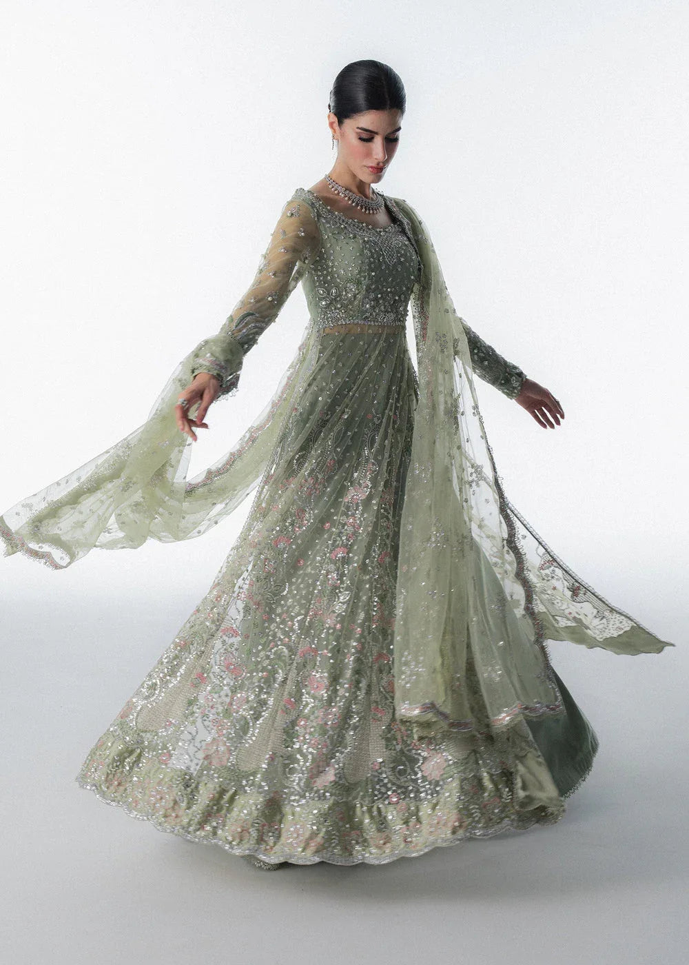 Sadaf Fawad Khan | Festive 25 | Seafoam - Rang-e-Khaas