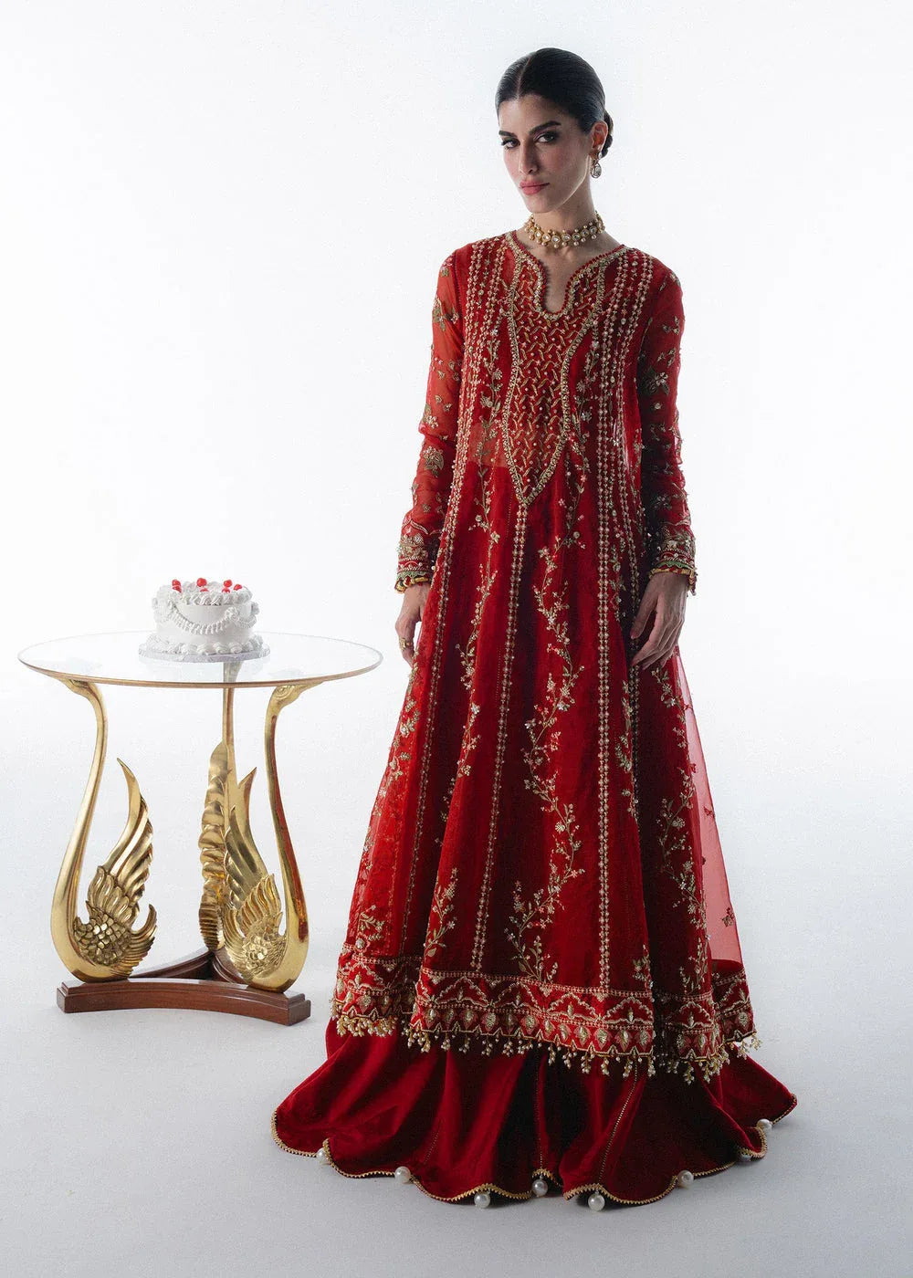 Sadaf Fawad Khan | Festive 25 | Scarlet - Rang-e-Khaas
