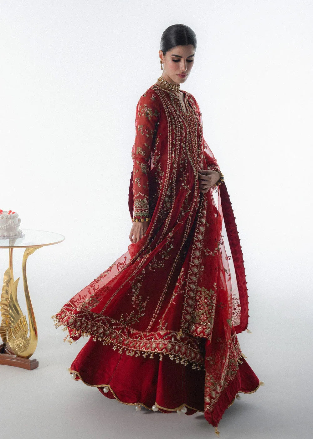 Sadaf Fawad Khan | Festive 25 | Scarlet - Rang-e-Khaas