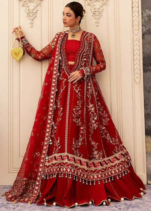 Sadaf Fawad Khan | Wedding Festive 25 | Scarlet - Rang-e-Khaas