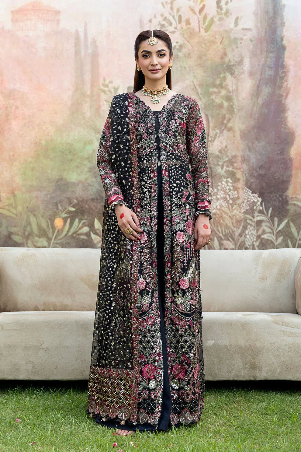 Shagna | Mehfil Festive Formals | SF-08-KAJAL - Rang-e-Khaas