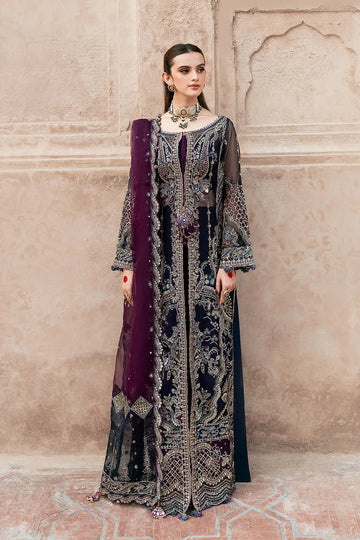 Shagna | Mehfil Festive Formals | SF-09-NEEL - Rang-e-Khaas
