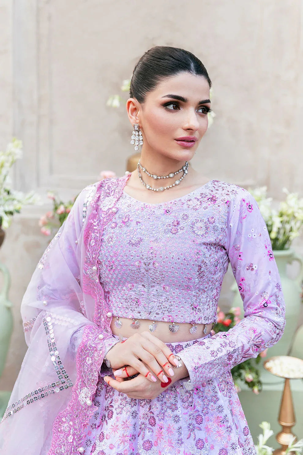 Shagna | Mehfil Festive Formals | SF-10- PANKH - Rang-e-Khaas