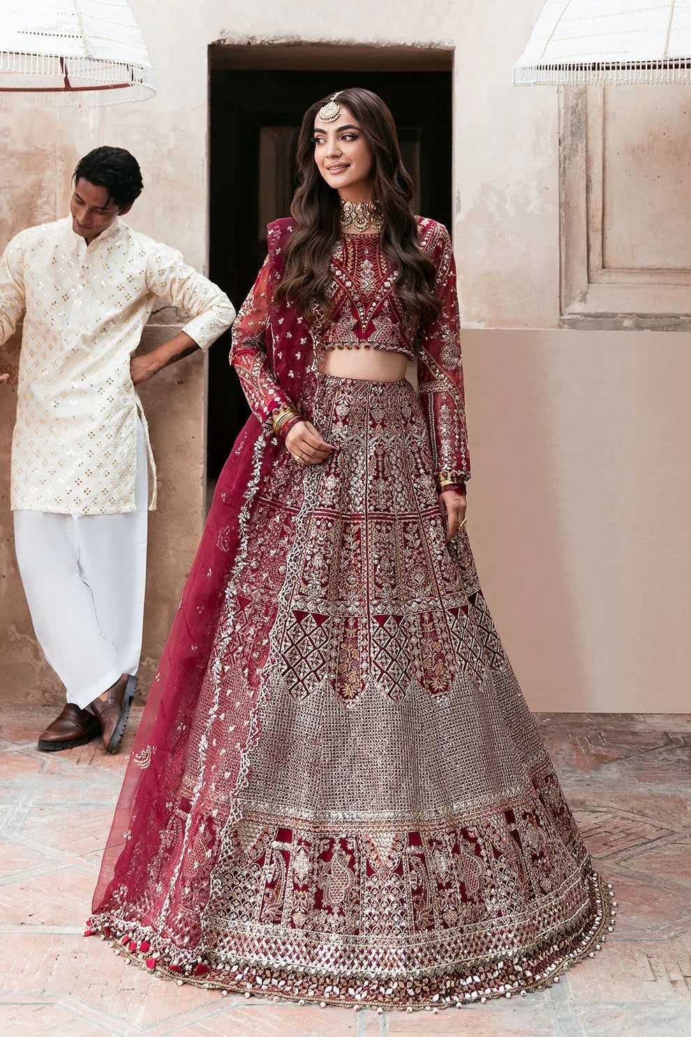 Shagna | Mehfil Festive Formals | SF-01- GULRUKH - Rang-e-Khaas